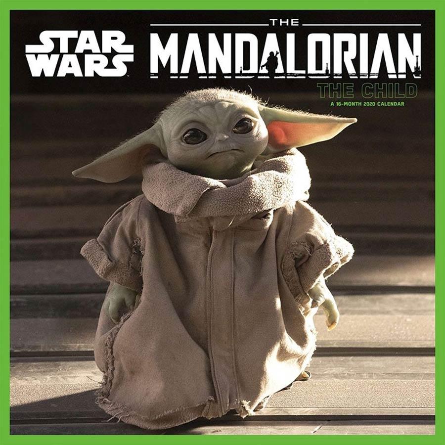Star Wars The Mandalorian The Child 2020 Wall Calendar