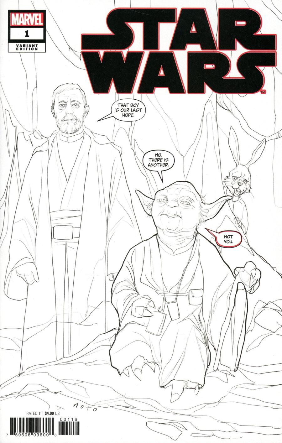 Star Wars Vol 5 #1 Cover K Incentive Phil Noto Party Sketch Cover