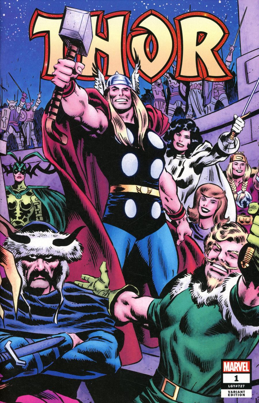 Thor Vol 6 #1 Cover T Incentive John Buscema Wraparound Variant Cover