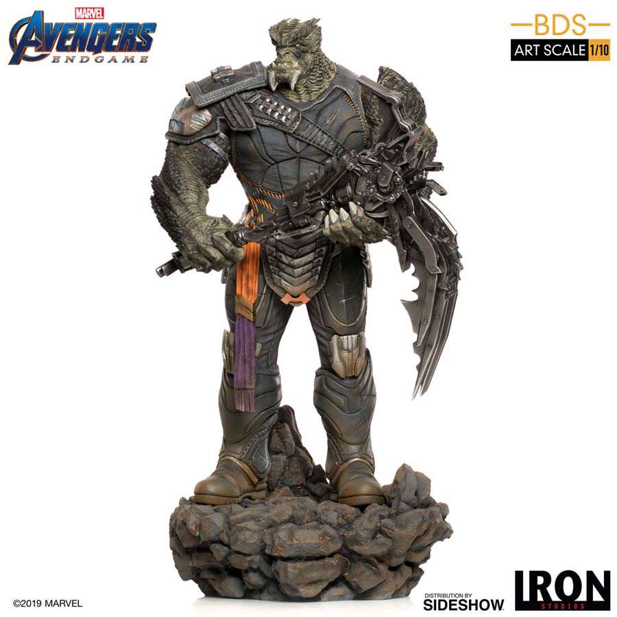 Avengers Endgame Cull Obsidian Black Order 1/10 Scale Battle Diorama Art Scale Statue