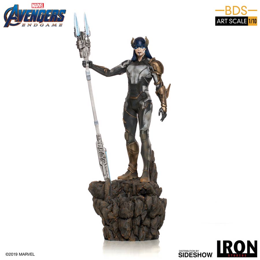 Avengers Endgame Proxima Midnight Black Order 1/10 Scale Battle Diorama Art Scale Statue