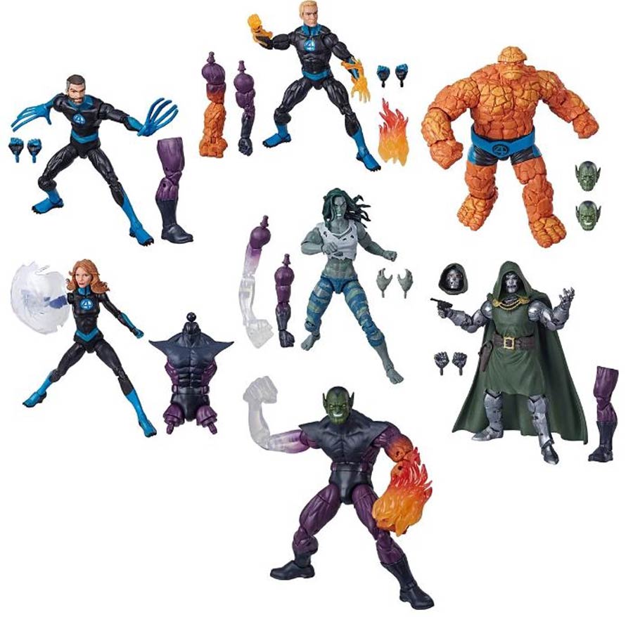 Marvel Fantastic Four Legends 2019 6-inch Action Figure Assortment Case of 8 Figures