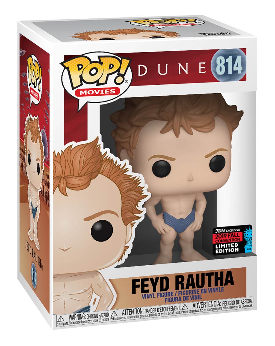 POP Movies Dune Classic Feyd-Rautha 2019 Entertainment Earth Con Exclusive Vinyl Figure