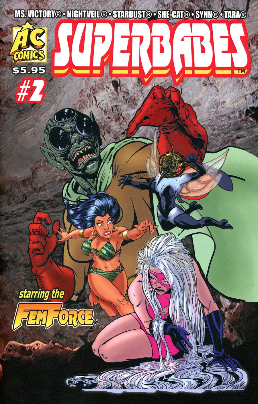 Superbabes Starring Femforce #2 Cover A Johannes Vick Stephanie Heike Mark Heike