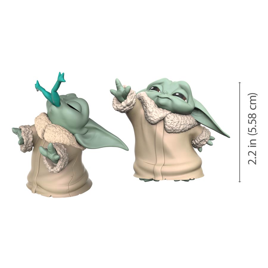 Star Wars The Mandalorian Baby Bounties 2-Pack Figurine - The Force And Frog