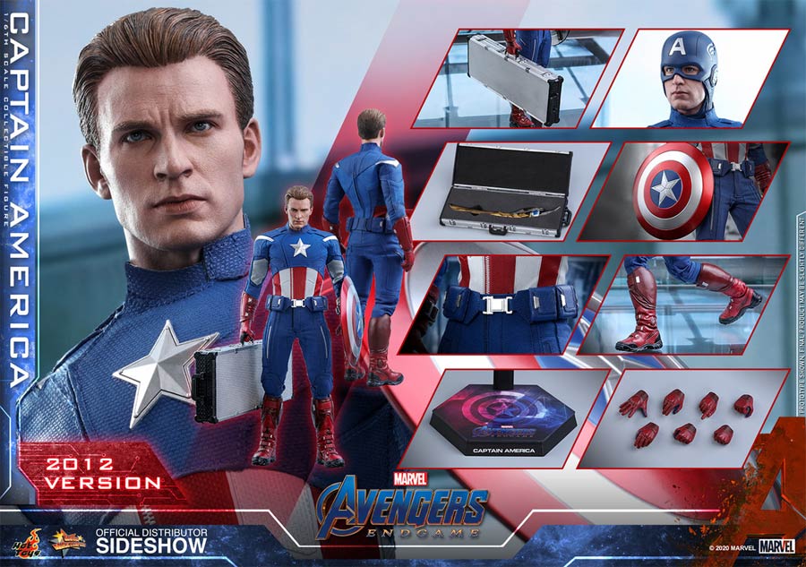 Avengers Endgame Captain America 2012 Version Sixth Scale Figure