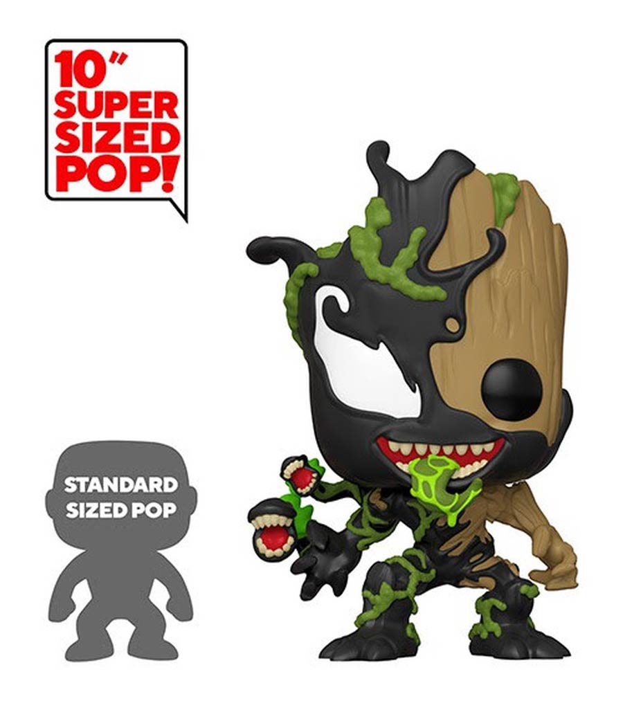 POP Marvel Max Venom Groot 10-Inch Vinyl Bobble Head