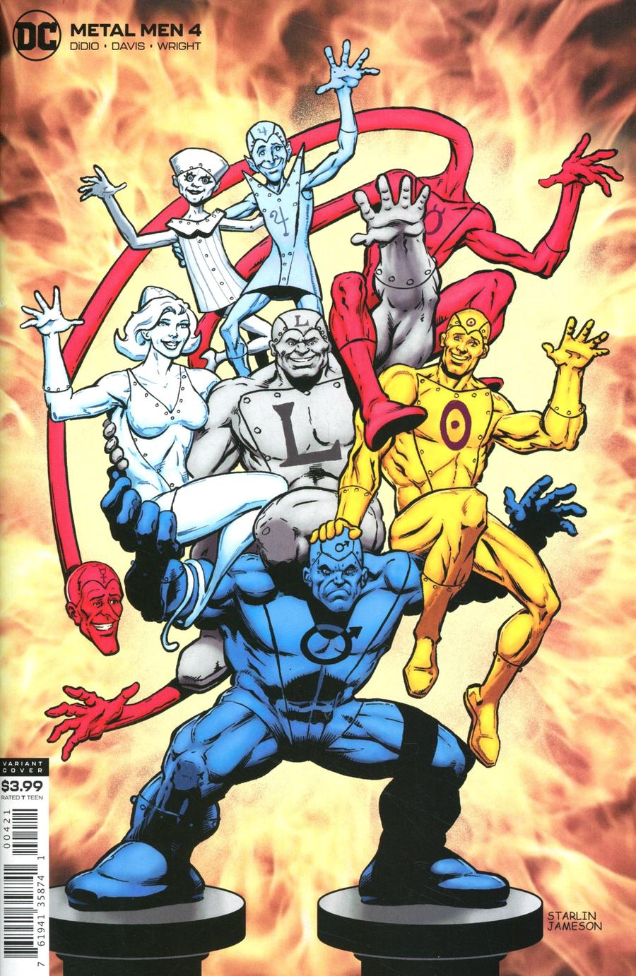 Metal Men Vol 4 #4 Cover B Variant Jim Starlin Cover