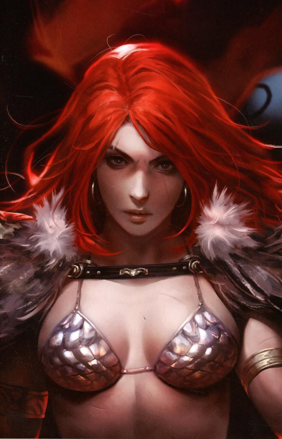 Red Sonja Age Of Chaos #1 Cover L Incentive Derrick Chew Sneak Peek Virgin Variant Cover