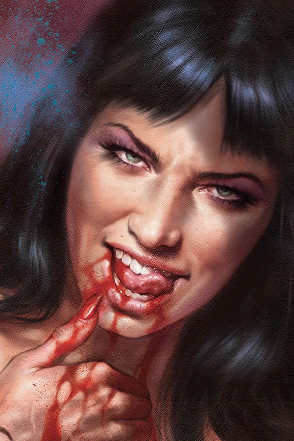 Vampirella Vol 8 #7 Cover P Incentive Lucio Parrillo Sneak Peek Virgin Variant Cover