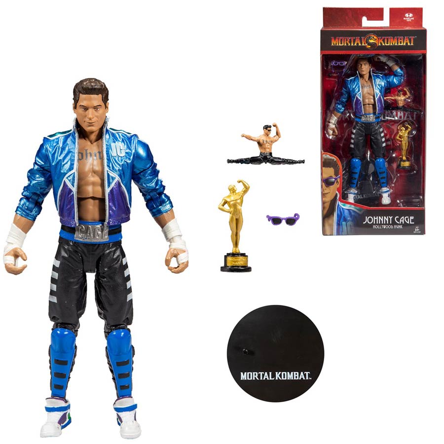 Mortal Kombat 7-Inch Scale Wave 2 Action Figure - Johnny Cage
