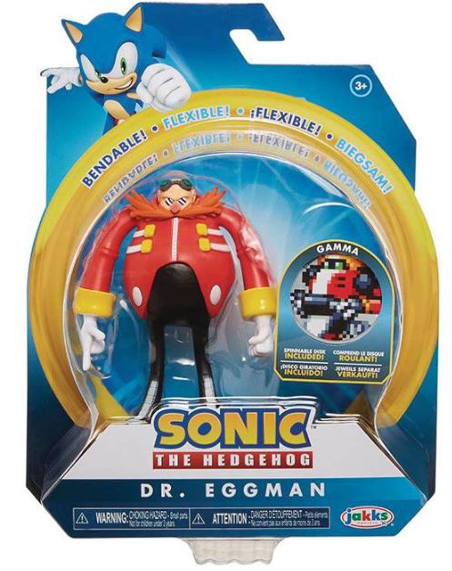 Sonic The Hedgehog 4-Inch Basic Action Figure With Accessory Wave 2 - Eggman