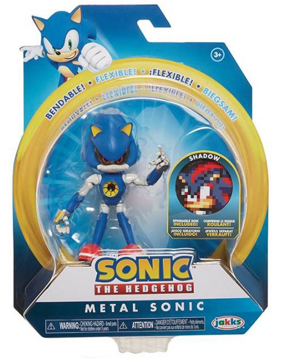 Sonic The Hedgehog 4-Inch Basic Action Figure With Accessory Wave 2 - Metal Sonic