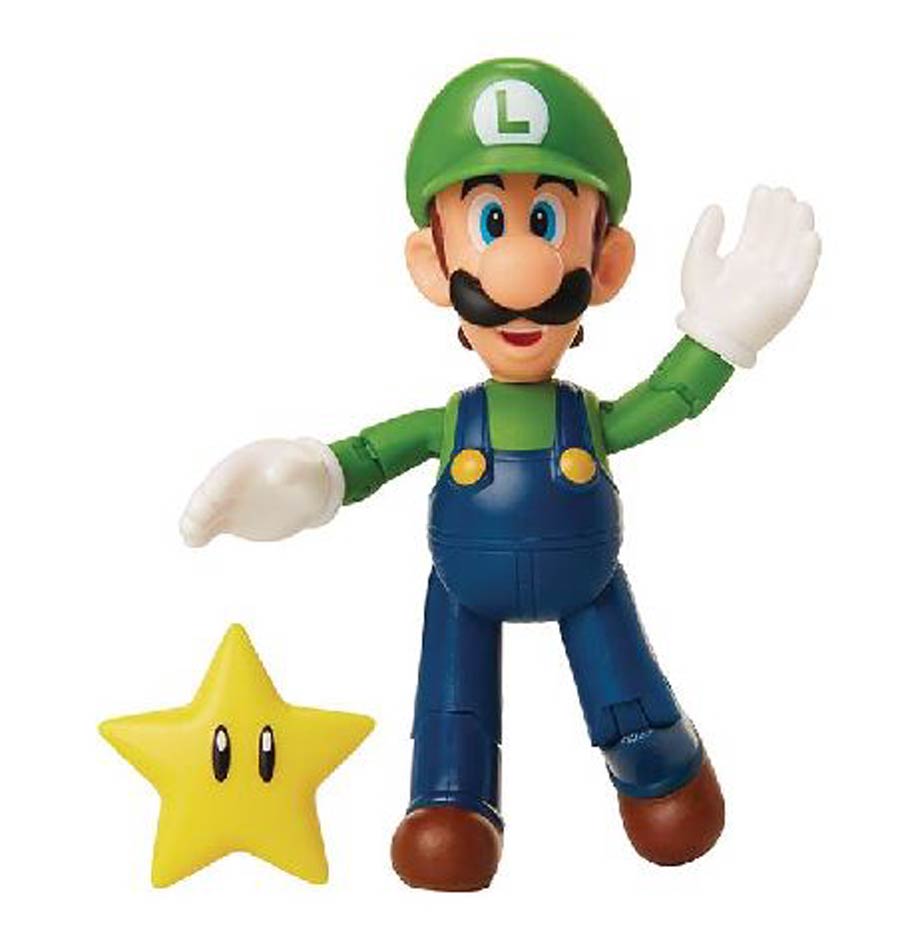World Of Nintendo 4-Inch Action Figure Wave 18 - Luigi