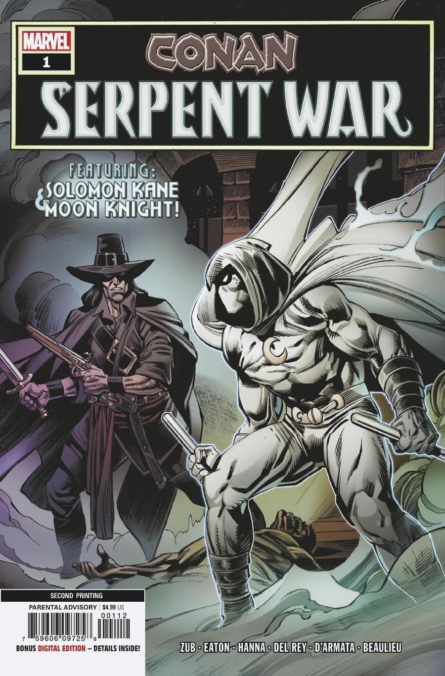 Conan Serpent War #1 Cover G 2nd Ptg Scot Eaton Variant Cover