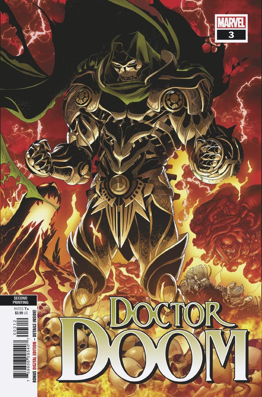Doctor Doom #3 Cover C 2nd Ptg Salvador Larroca Variant Cover