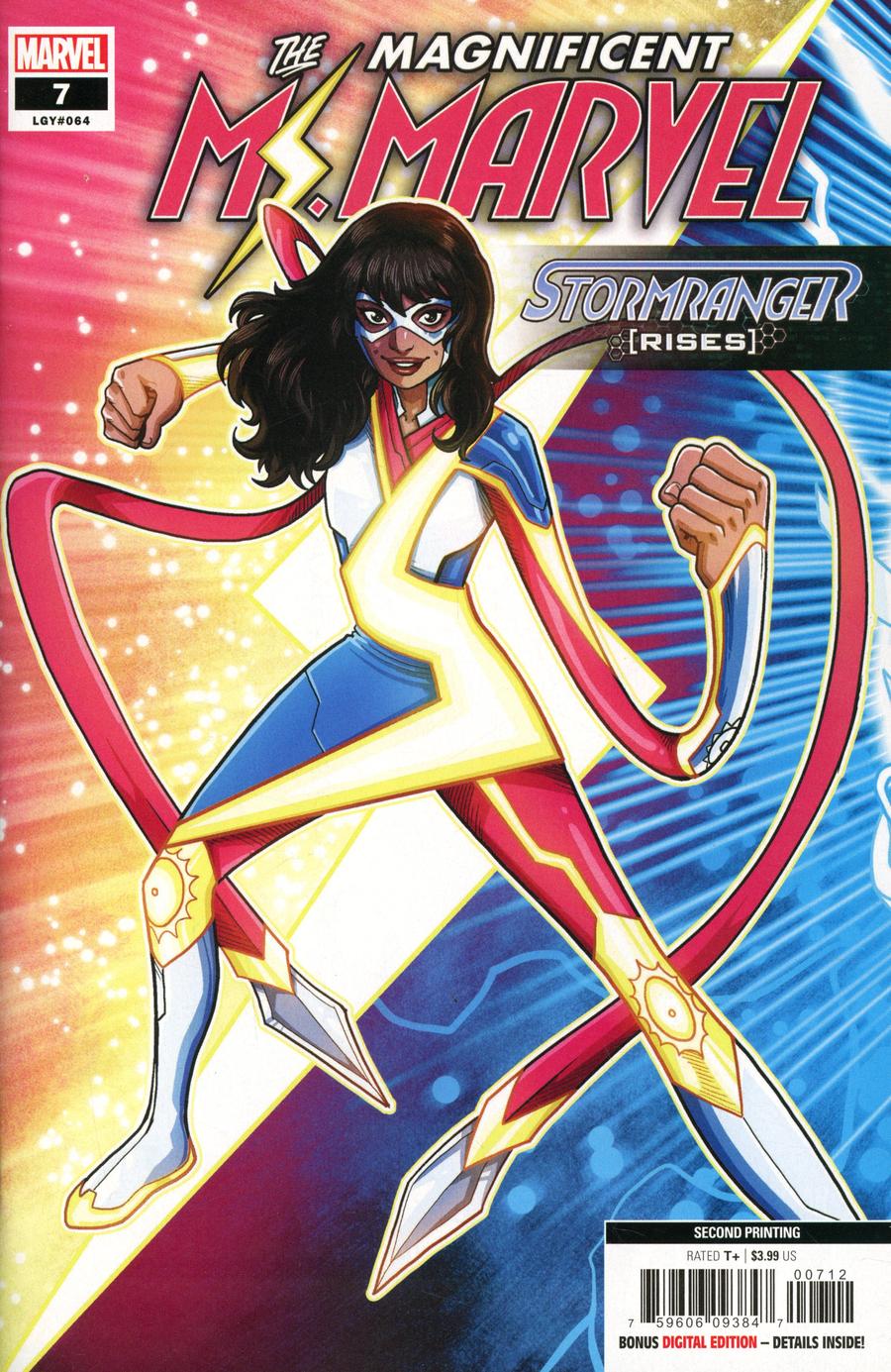 Magnificent Ms Marvel #7 Cover B 2nd Ptg Luciano Vecchio Variant Cover