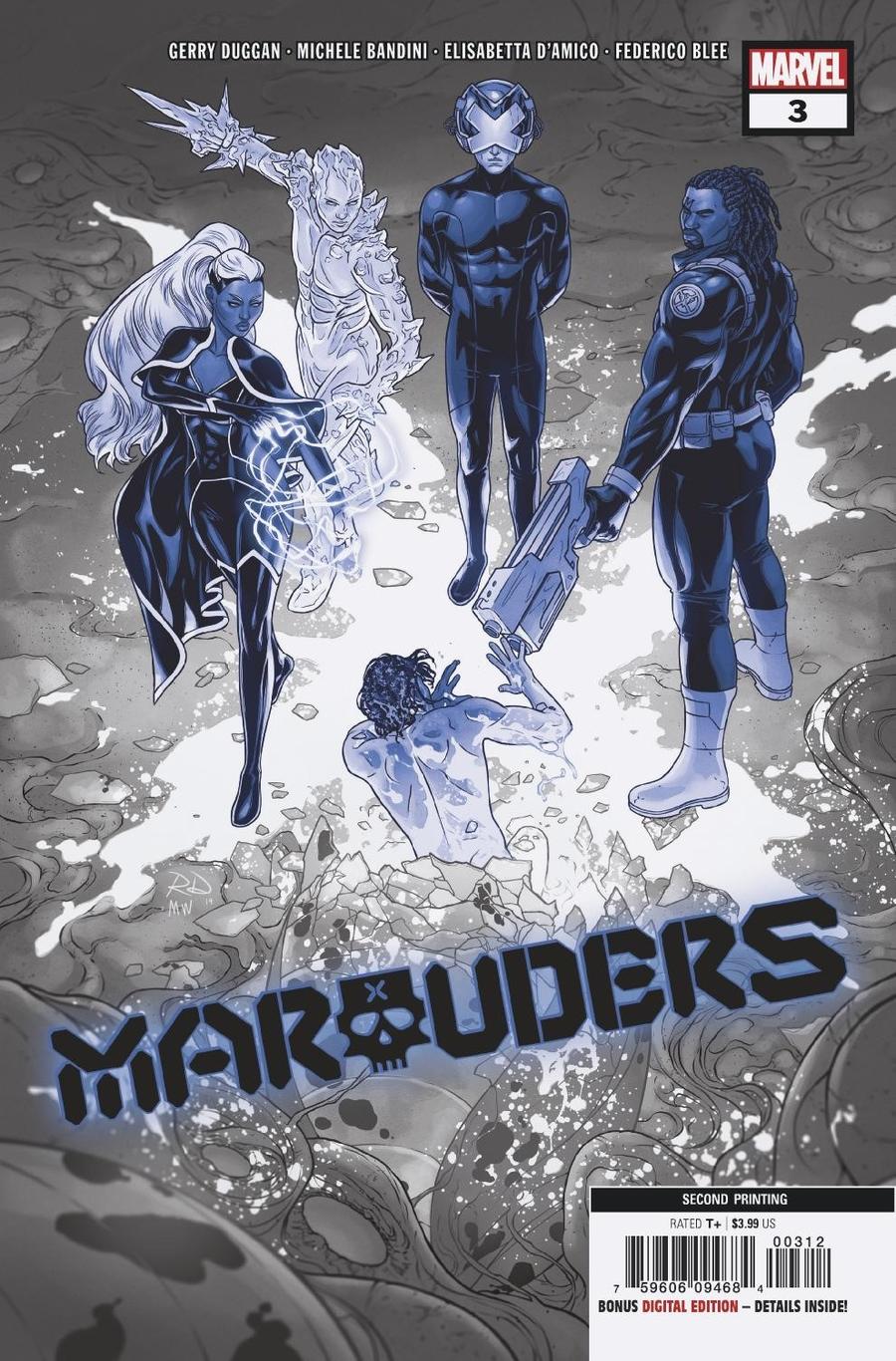 Marauders #3 Cover C 2nd Ptg Russell Dauterman Variant Cover (Dawn Of X Tie-In)