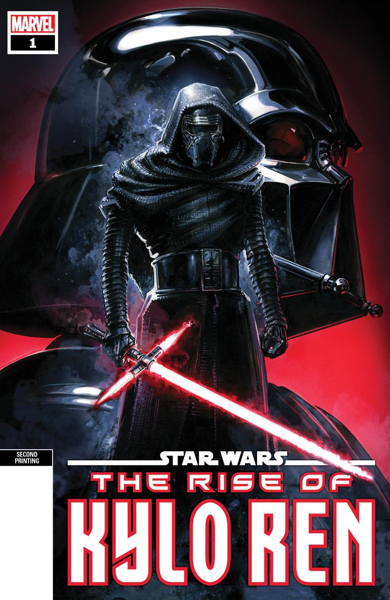 Star Wars Rise Of Kylo Ren #1 Cover F 2nd Ptg Clayton Crain Spot Color Variant Cover
