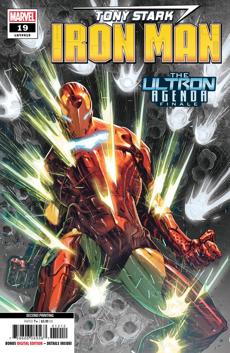 Tony Stark Iron Man #19 Cover D 2nd Ptg Alexander Lozano Variant Cover