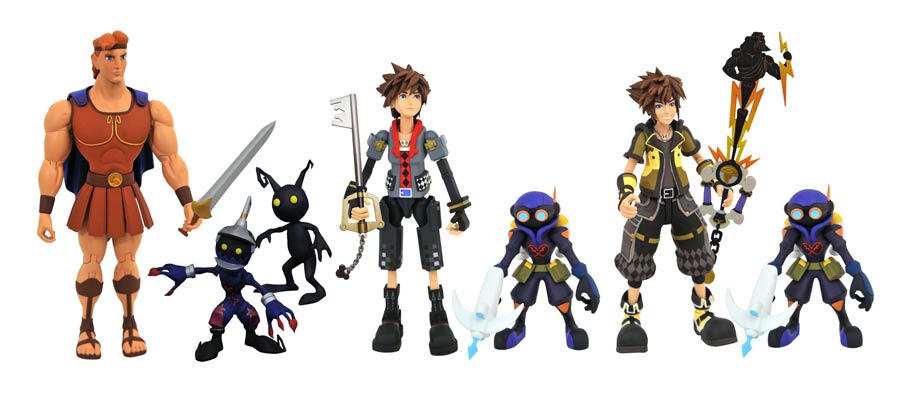 Kingdom Hearts III Select Series 2 Action Figure 3-Figure Set