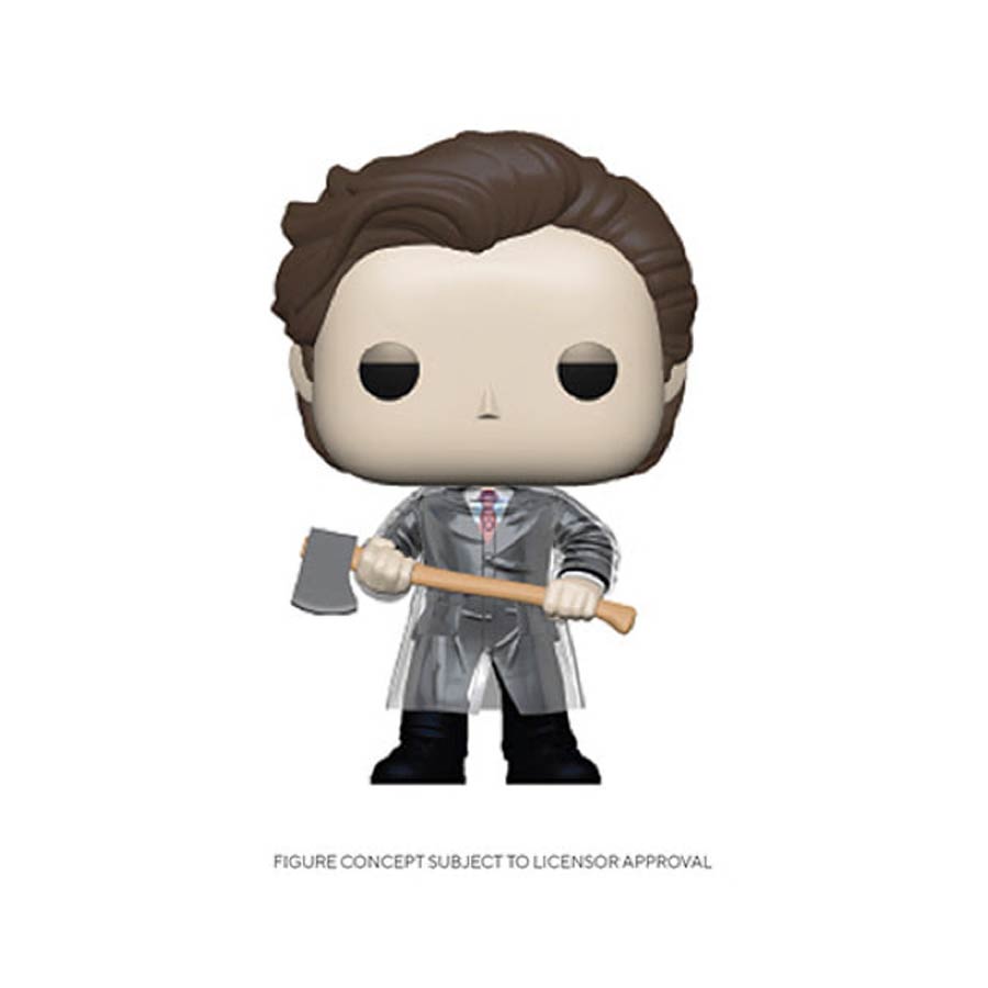 POP Movies American Psycho Patrick With Axe Vinyl Figure