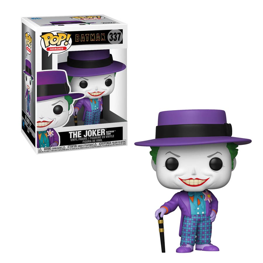 POP Heroes Batman 1989 Joker With Hat Vinyl Figure