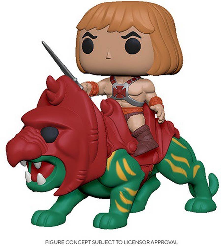 POP Animation Masters Of The Universe He-Man On Battle Cat Vinyl Figure