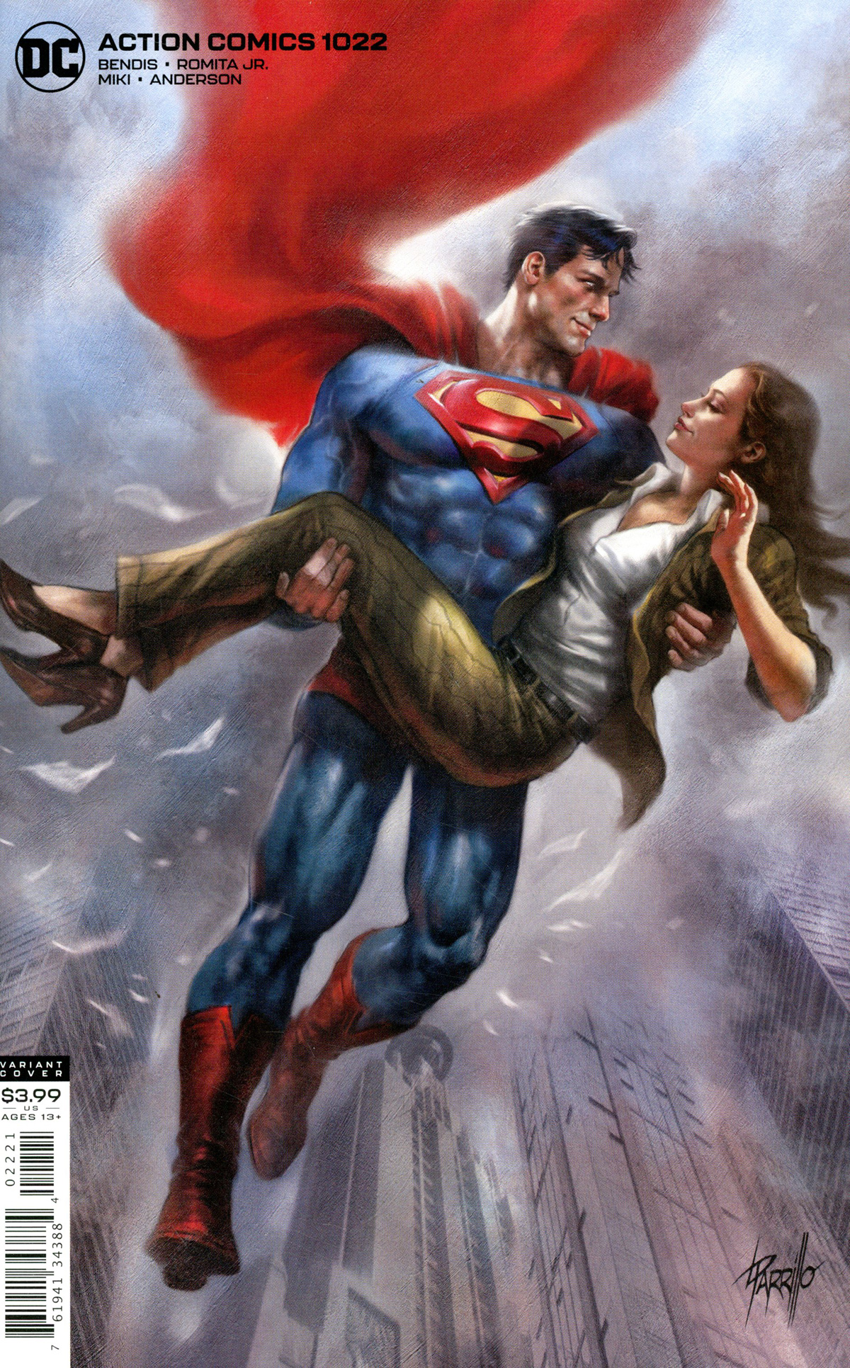 Action Comics Vol 2 #1022 Cover B Variant Lucio Parrillo Cover