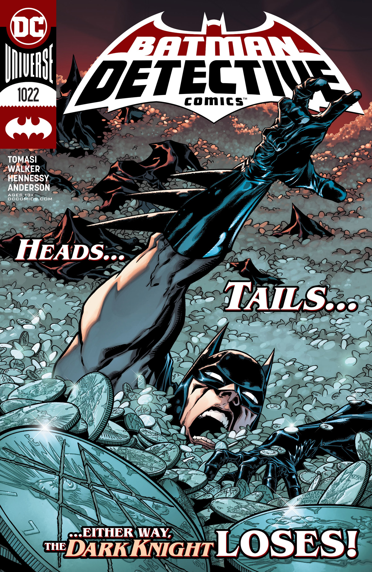 Detective Comics Vol 2 #1022 Cover A Regular Brad Walker & Andrew Hennessy Cover (Joker War Tie-In)
