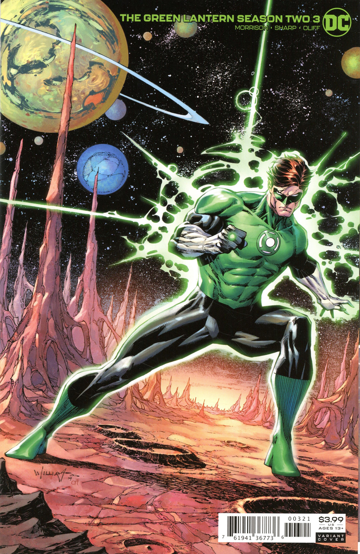 Green Lantern Vol 6 Season 2 #3 Cover B Variant Scott Wiliams Cover