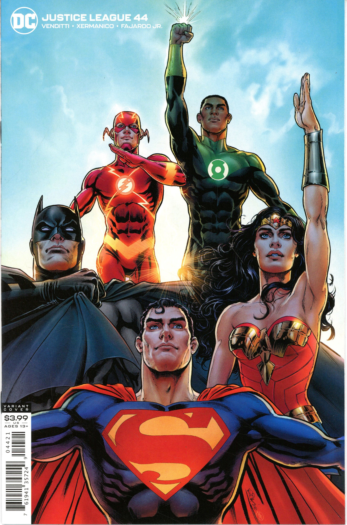 Justice League Vol 4 #44 Cover B Variant Nicola Scott Cover