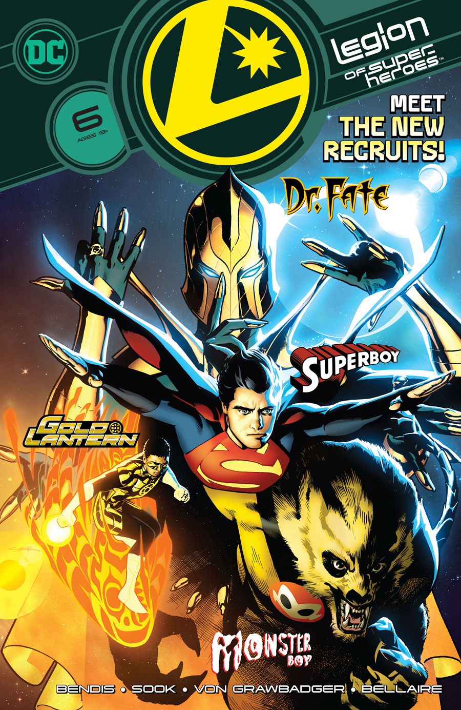 Legion Of Super-Heroes Vol 8 #6 Cover A Regular Ryan Sook Cover