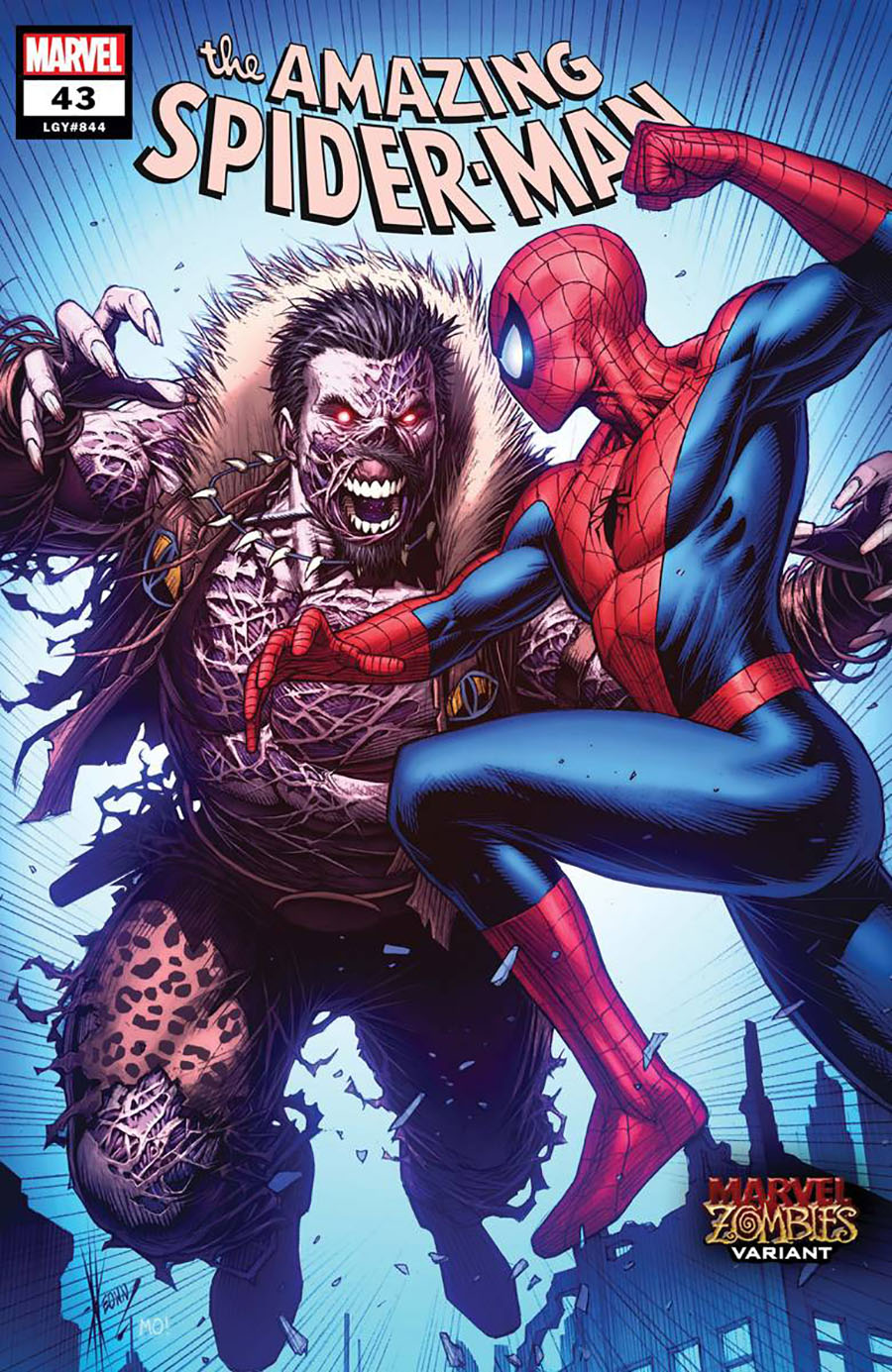 Amazing Spider-Man Vol 5 #43 Cover B Variant Dale Keown Marvel Zombies Cover