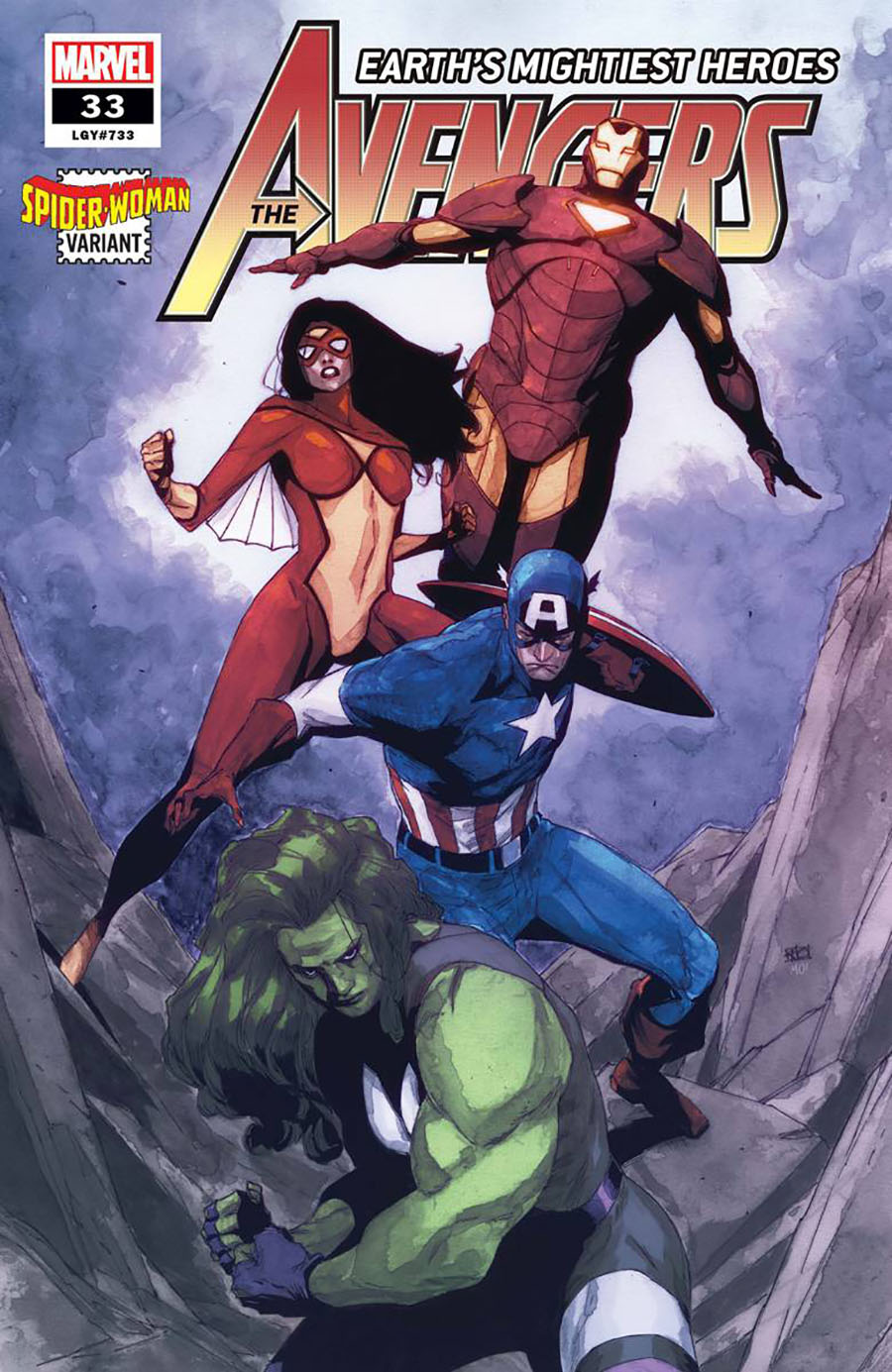 Avengers Vol 7 #33 Cover C Variant Khoi Pham Spider-Woman Cover