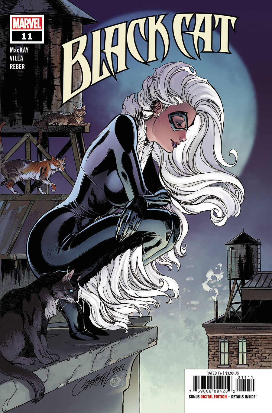 Black Cat #11 Cover A Regular J Scott Campbell Cover