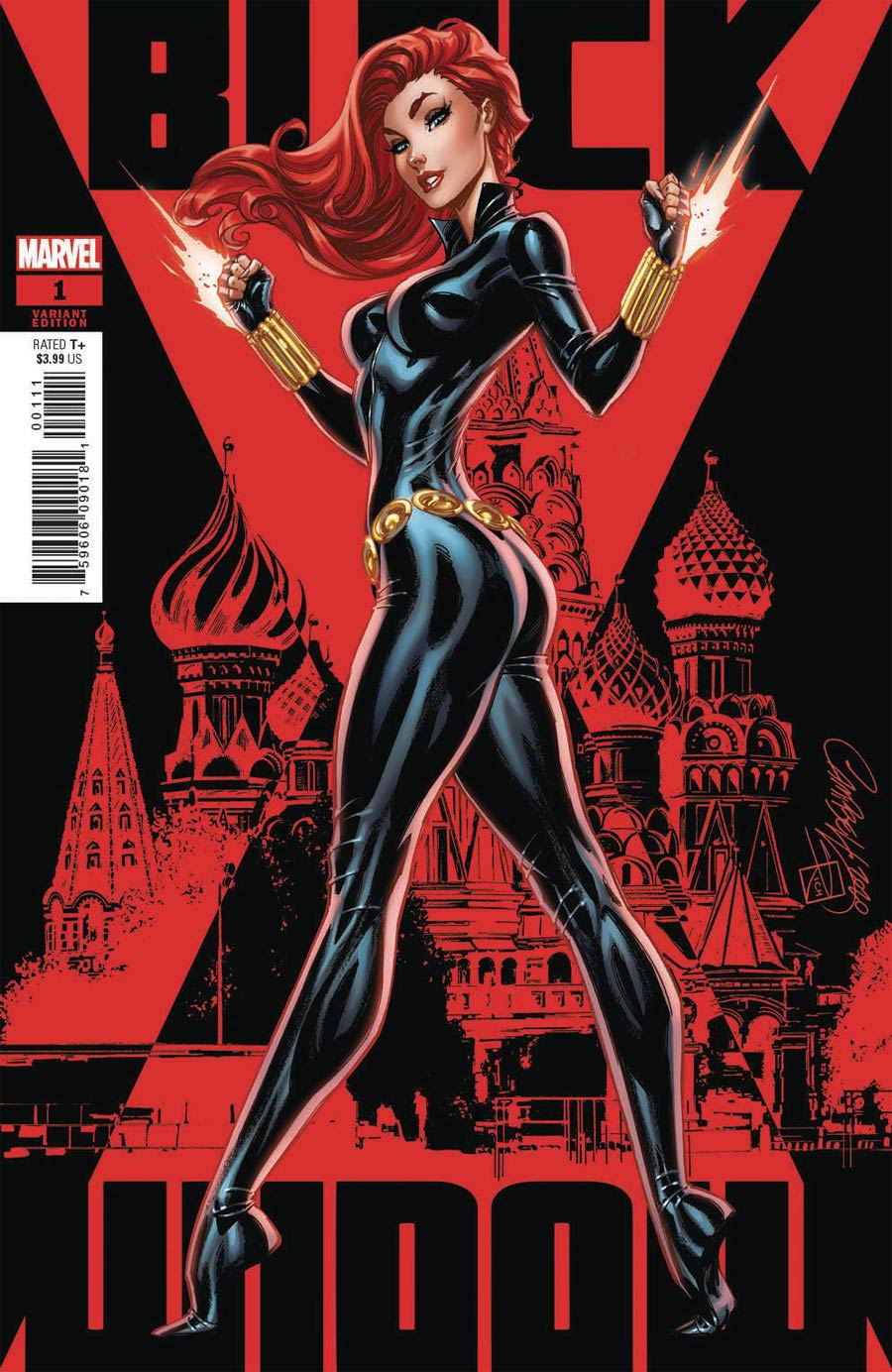 Black Widow Vol 8 #1 Cover B Variant J Scott Campbell Cover