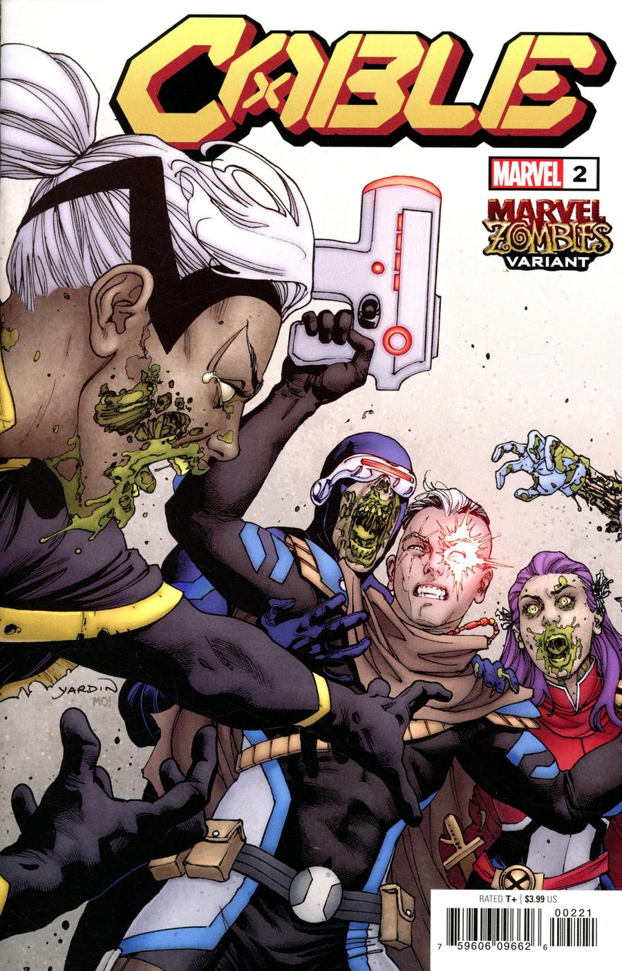 Cable Vol 4 #2 Cover B Variant David Yardin Marvel Zombies Cover