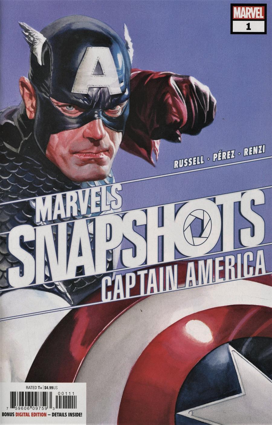 Captain America Marvels Snapshots #1 Cover A Regular Alex Ross Cover