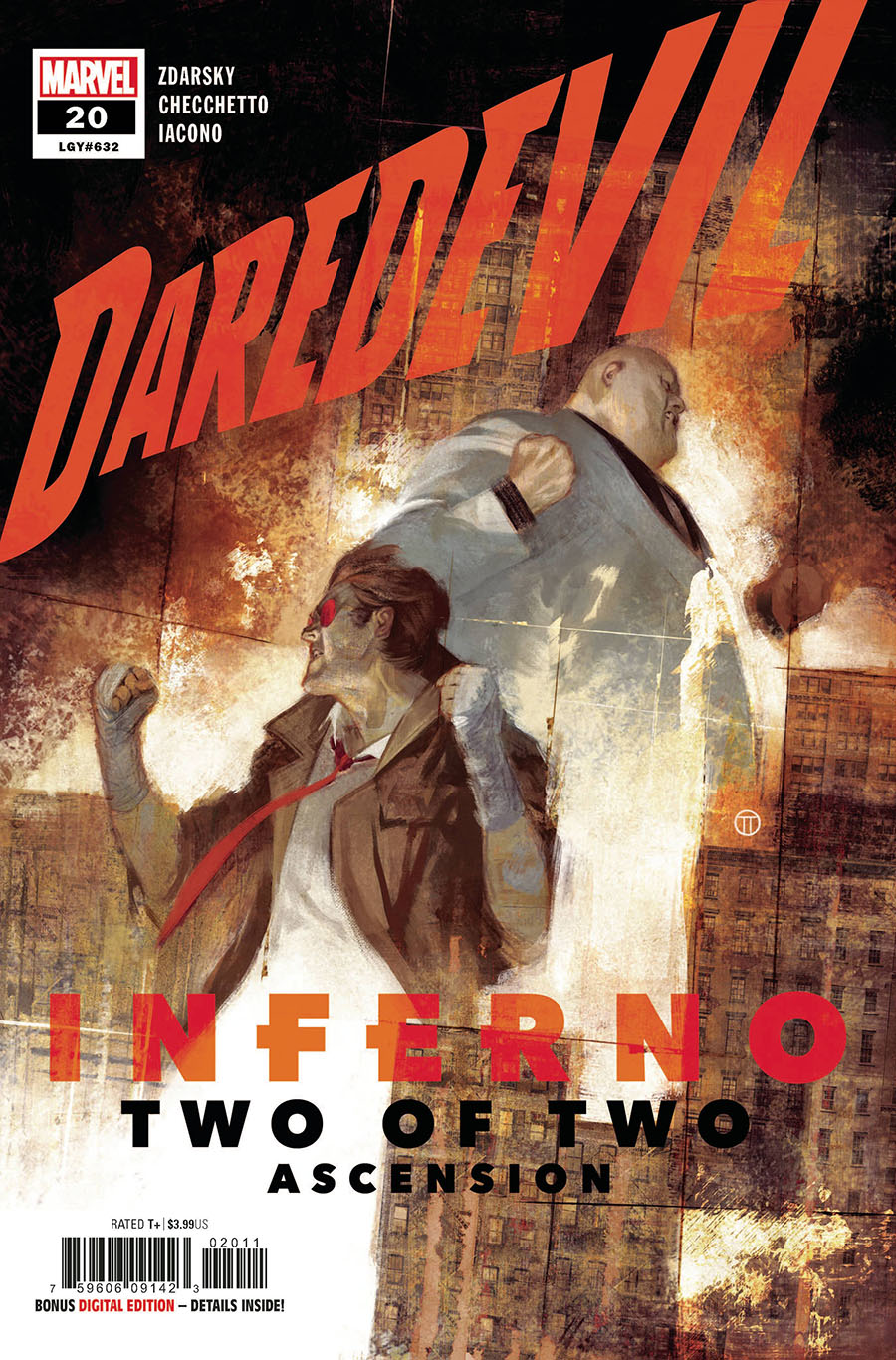 Daredevil Vol 6 #20 Cover A Regular Julian Totino Tedesco Cover