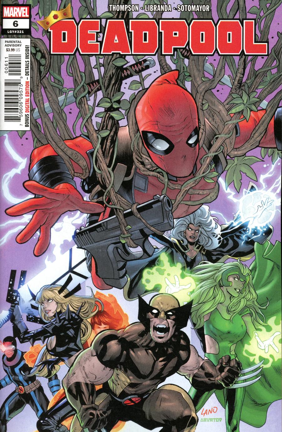 Deadpool Vol 7 #6 Cover A Regular Greg Land Cover