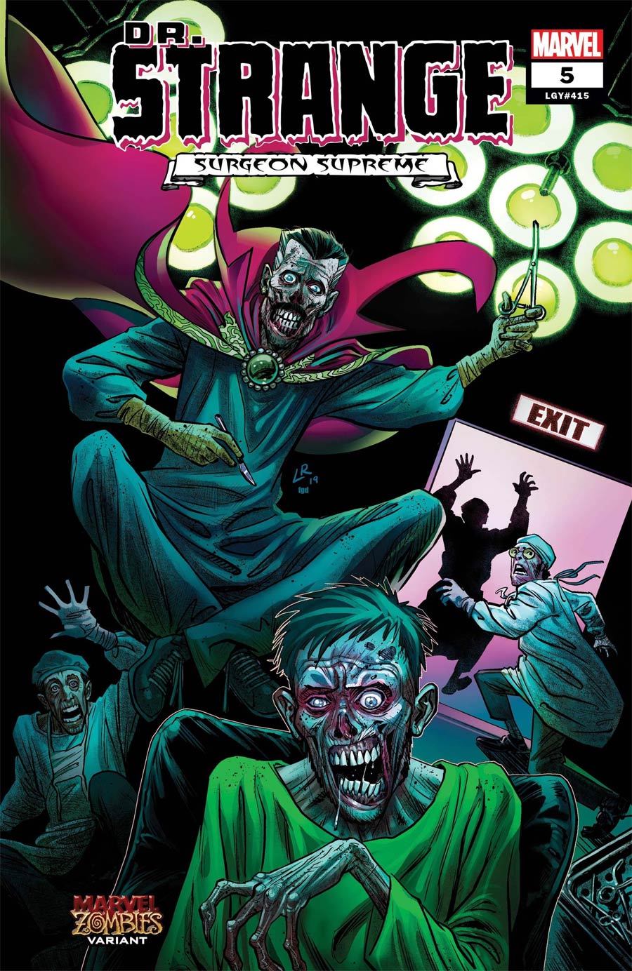 Doctor Strange Surgeon Supreme #5 Cover B Variant Luke Ross Marvel Zombies Cover