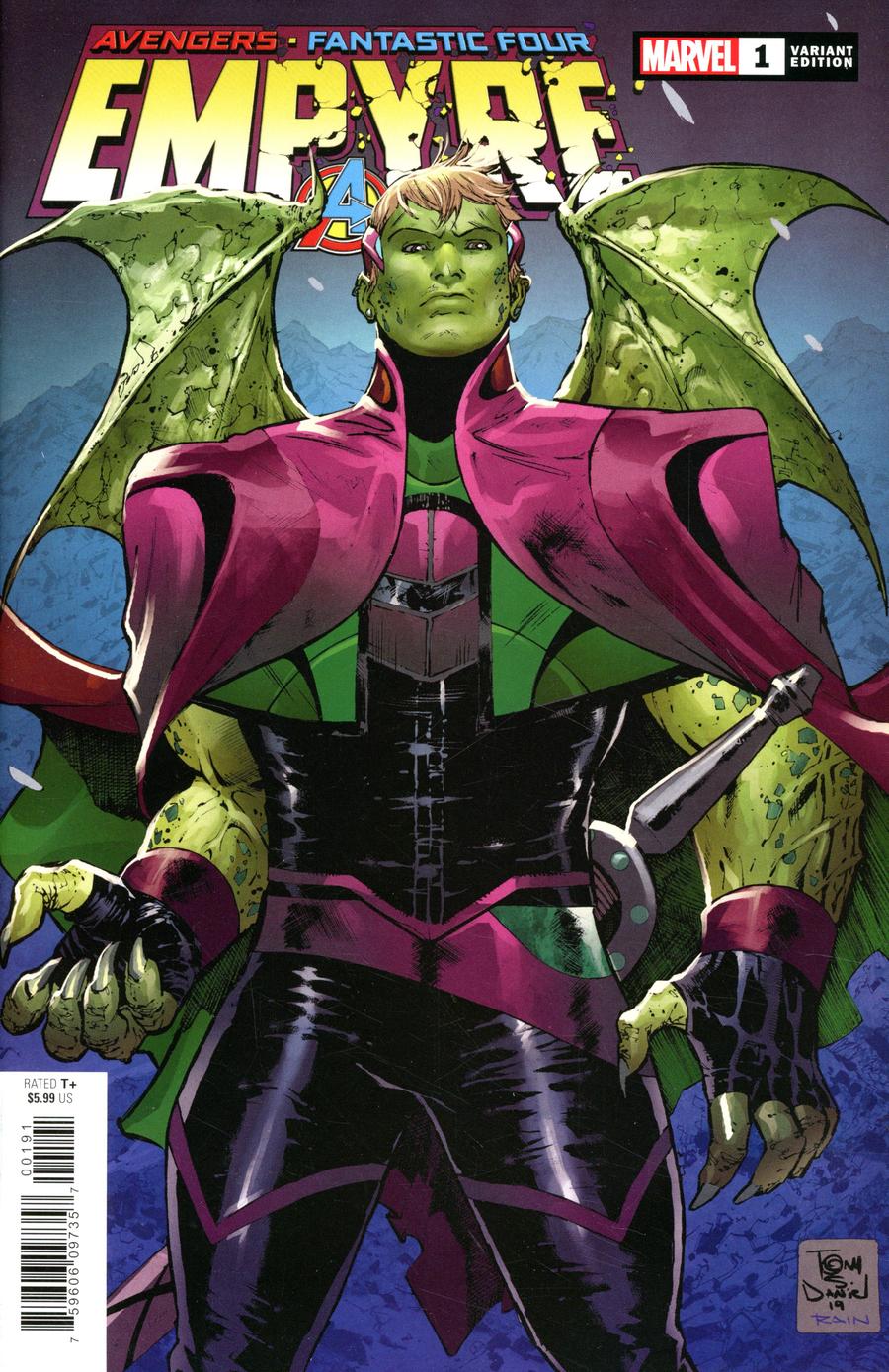 Empyre #1 Cover E Variant Tony S Daniel Kree Skrull Cover