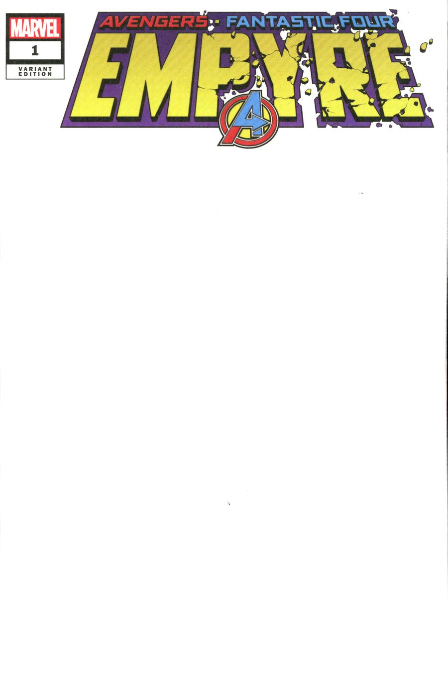 Empyre #1 Cover I Variant Blank Cover