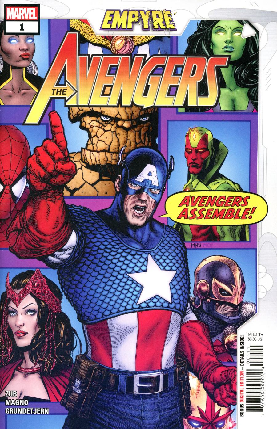 Empyre Avengers #1 Cover A Regular Steve McNiven Cover