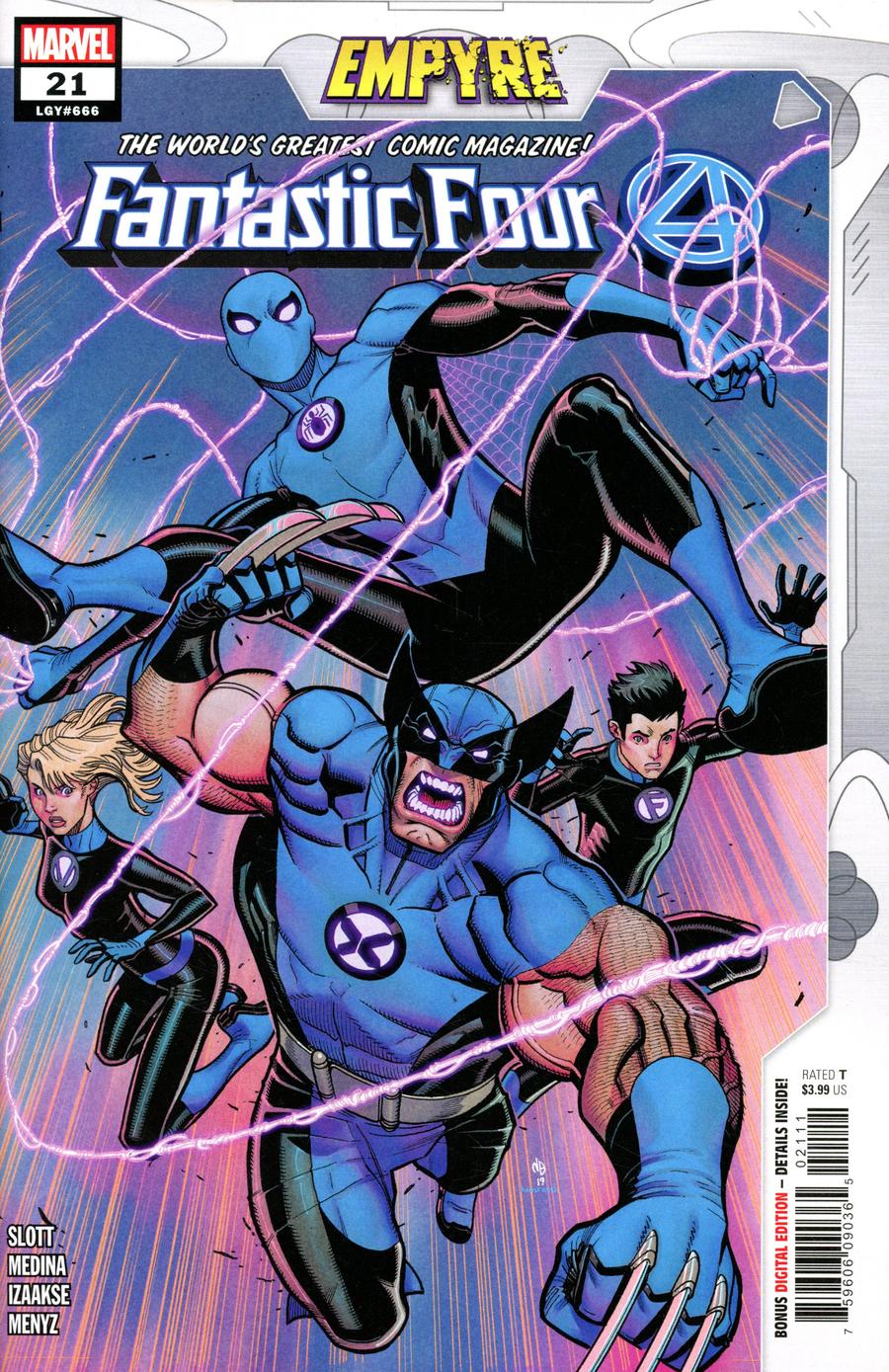 Fantastic Four Vol 6 #21 Cover A Regular Nick Bradshaw Cover (Empyre Tie-In)