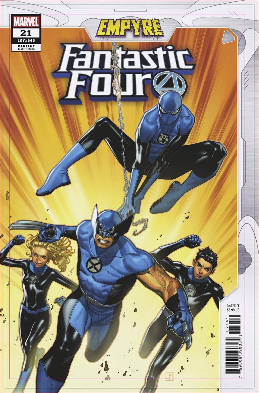 Fantastic Four Vol 6 #21 Cover C Variant Jorge Molina Empyre Cover (Empyre Tie-In)