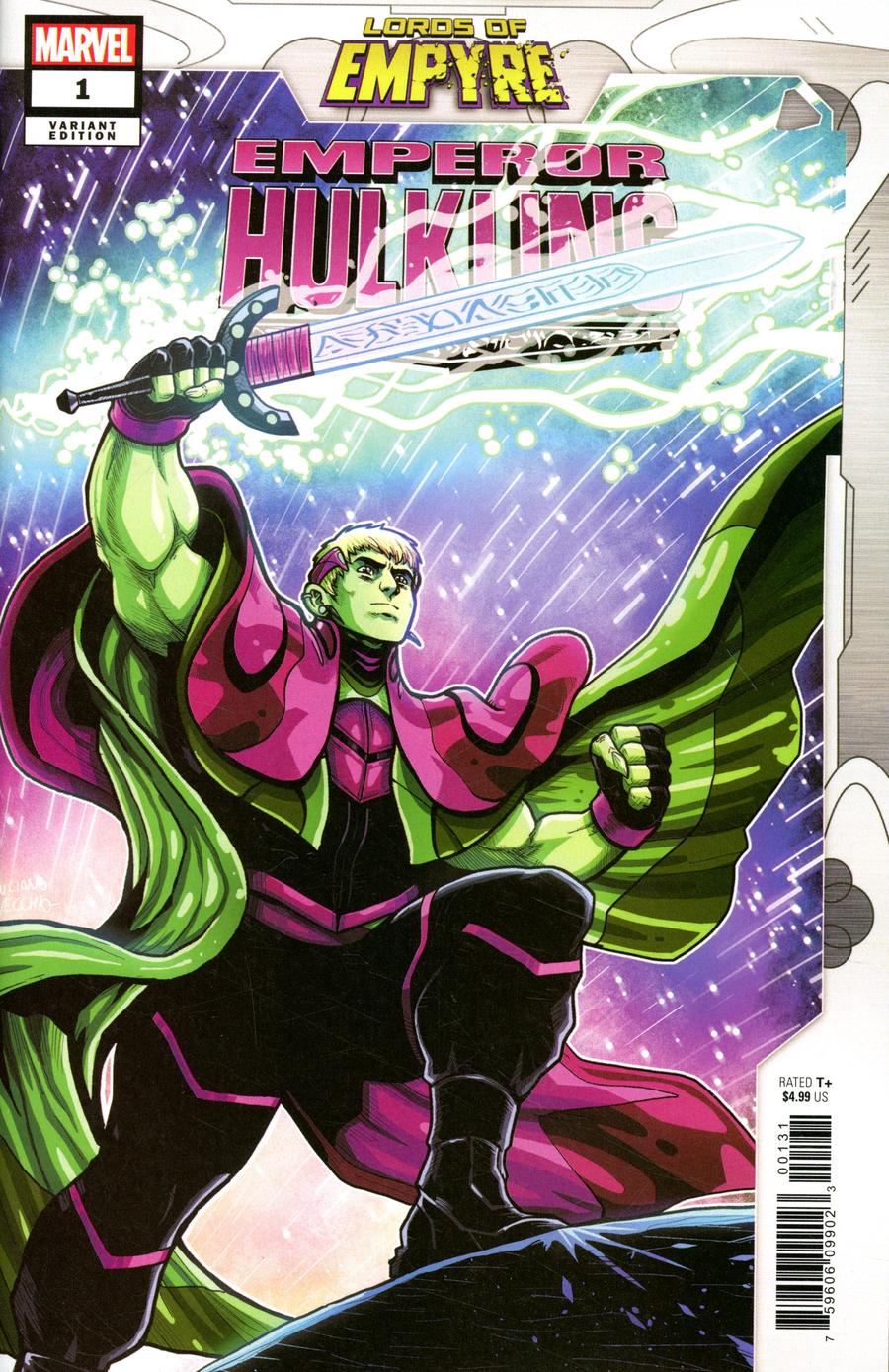 Lords Of Empyre Emperor Hulkling One Shot Cover B Variant Luciano Vecchio Cover