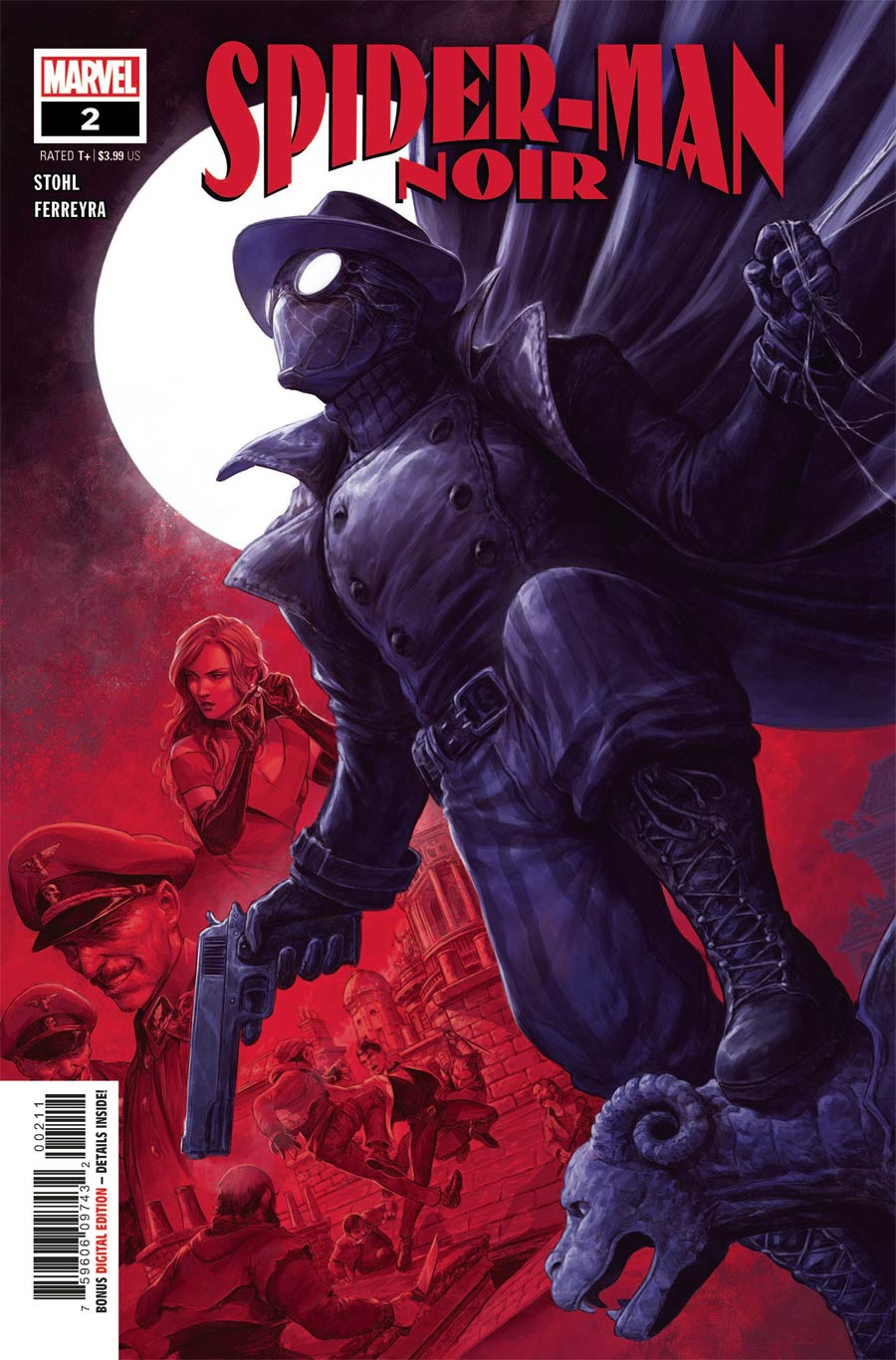 Spider-Man Noir Vol 2 #2 Cover A Regular Dave Rapoza Cover