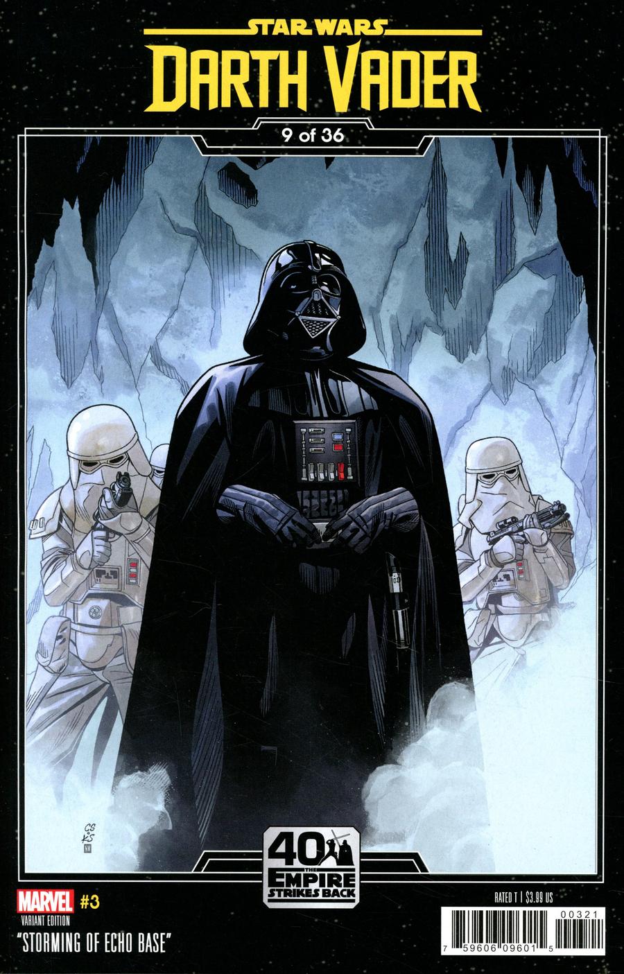 Star Wars Darth Vader #3 Cover B Variant Chris Sprouse Empire Strikes Back Cover